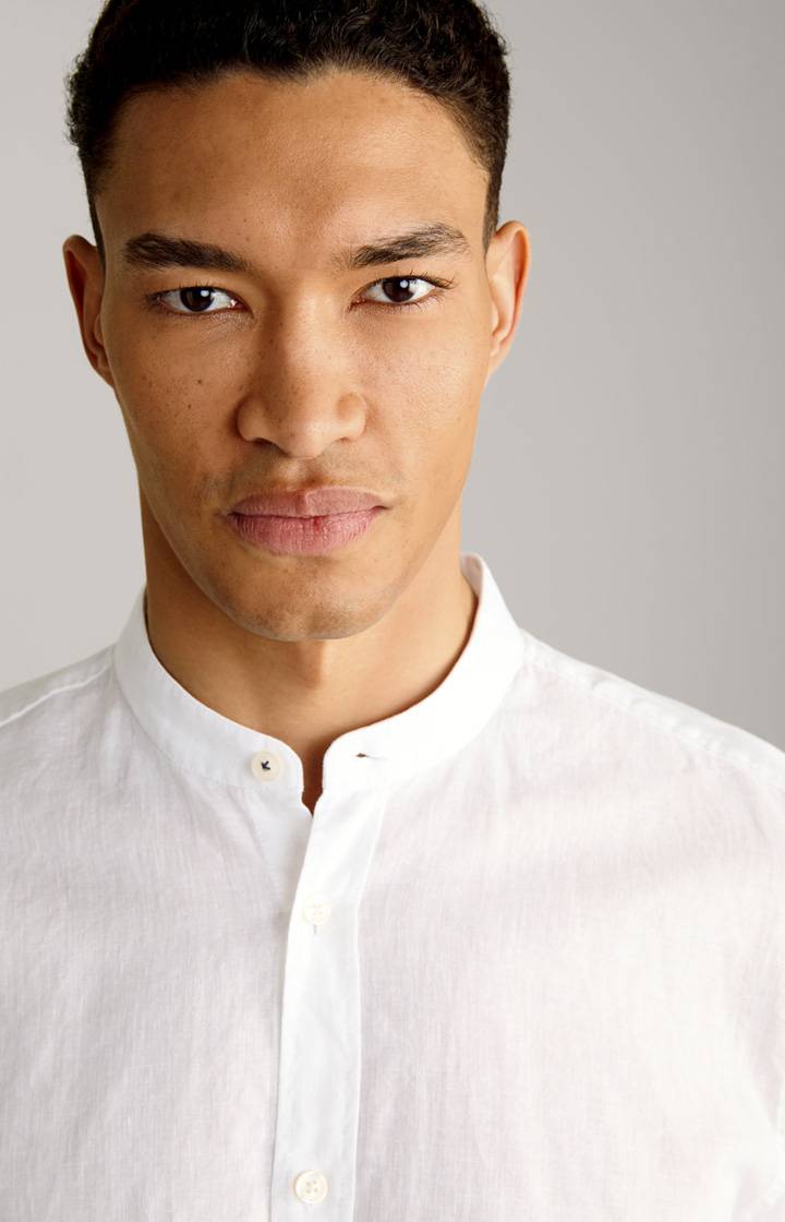 Joop Leinen-Baumwoll-Hemd Hedde In Weiß