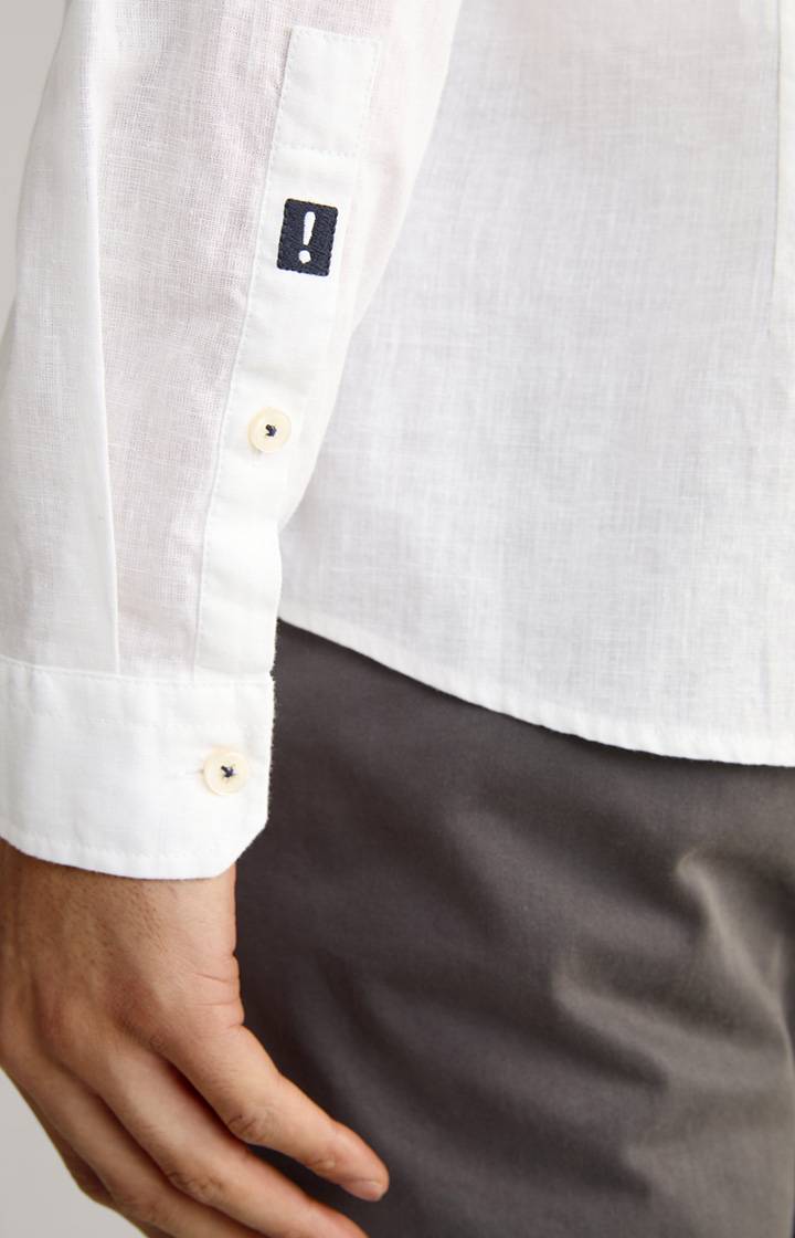 Joop Leinen-Baumwoll-Hemd Hedde In Weiß