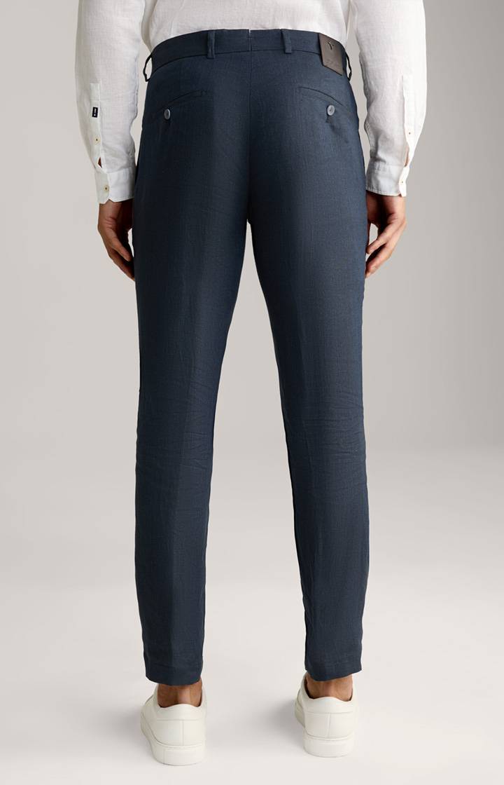 Joop Leinen-Chino Hank In Navy Meliert