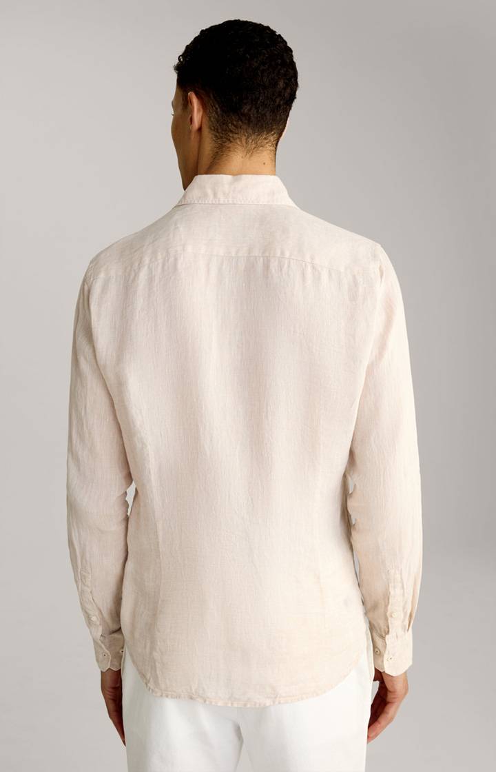 Joop Leinen-Hemd Pai In Beige Meliert