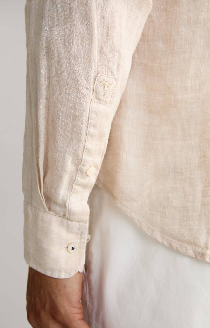 Joop Leinen-Hemd Pai In Beige Meliert