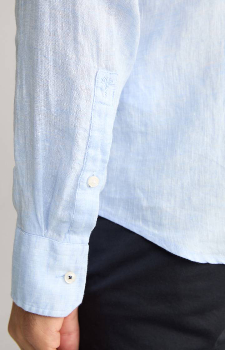 Joop Leinen-Hemd Pai In Hellblau Meliert