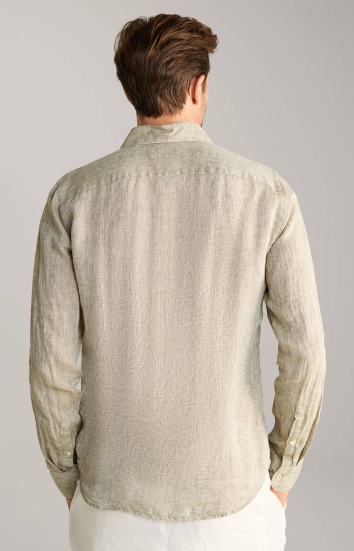 Joop Leinen-Hemd Pai In Hellgrün Meliert