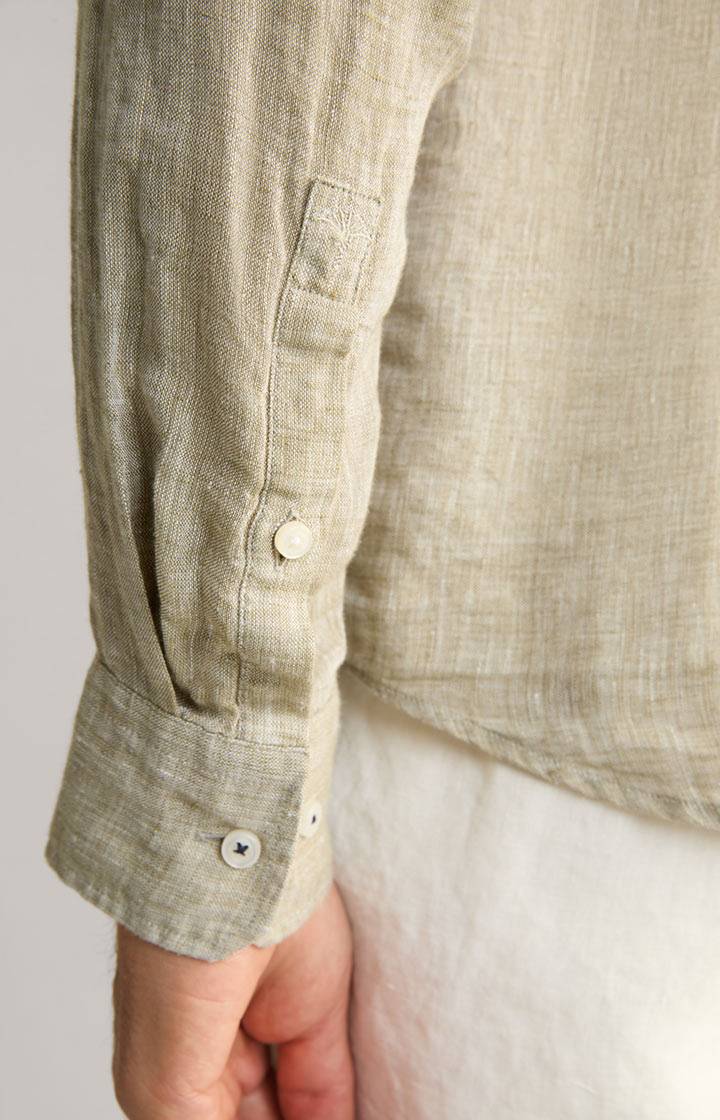 Joop Leinen-Hemd Pai In Hellgrün Meliert