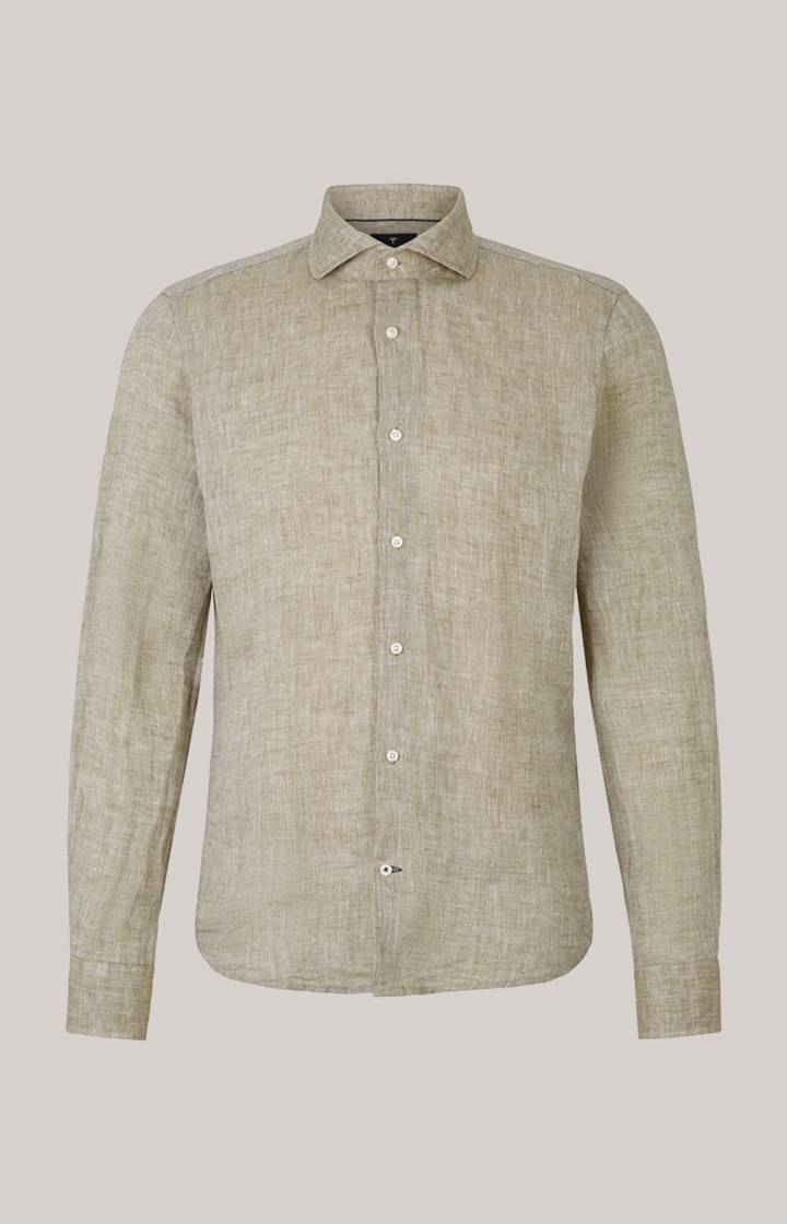 Joop Leinen-Hemd Pai In Hellgrün Meliert