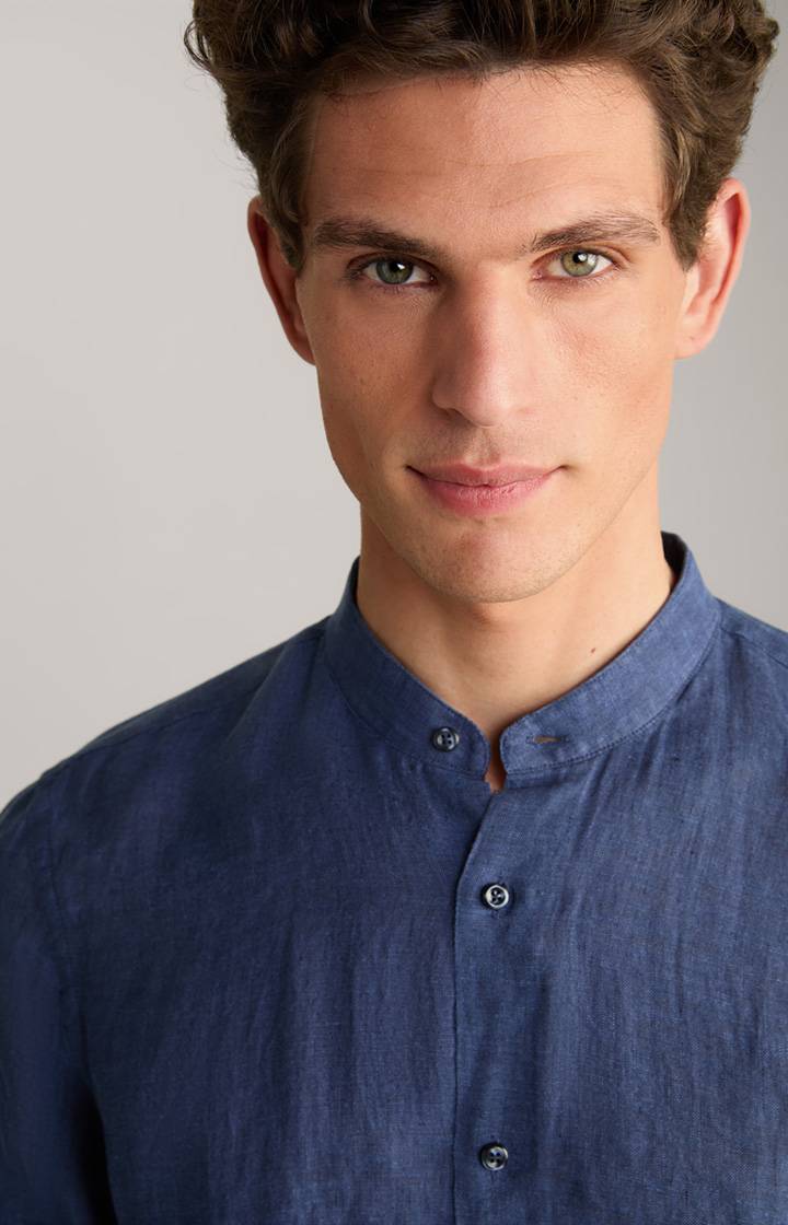 Joop Leinen-Hemd Pebo In Navy