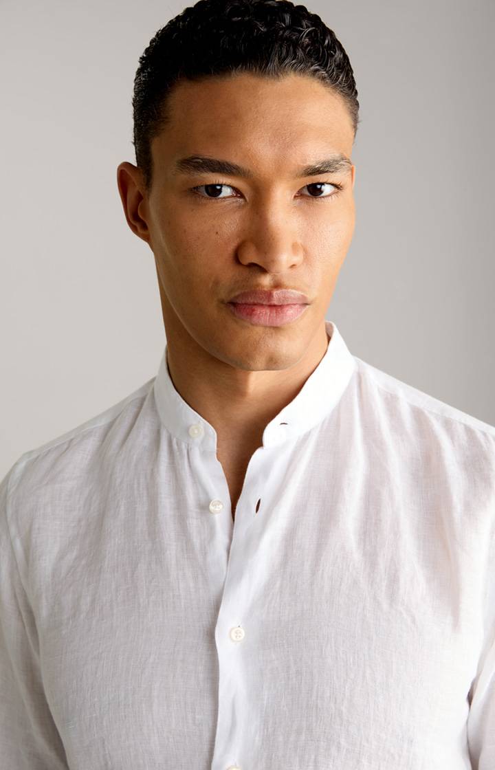 Joop Leinen-Hemd Pebo In Weiß