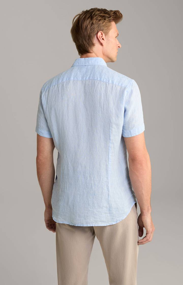 Joop Leinen-Hemd Pit In Hellblau Meliert
