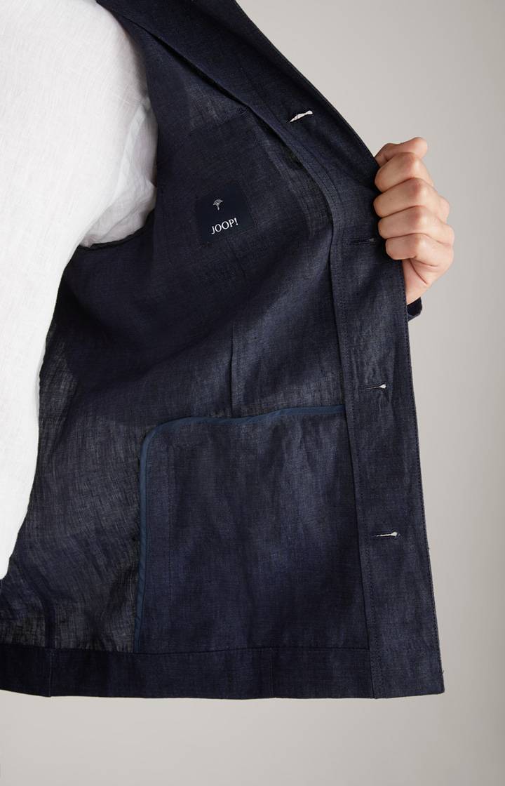 Joop Leinen-Jacke Hearts In Dunkelblau