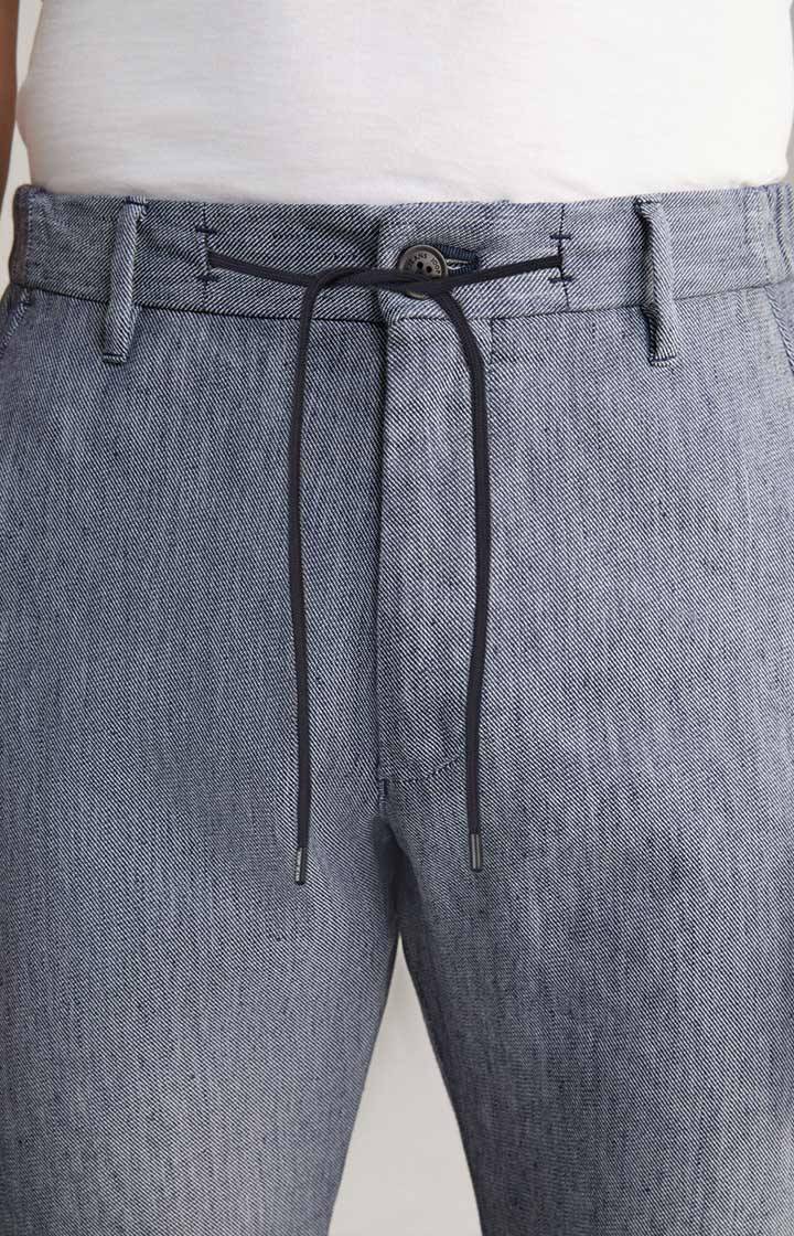 Joop Leinen-Mix Chino Maxton In Navy Meliert