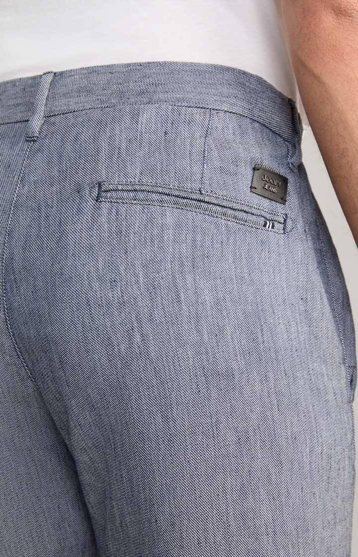 Joop Leinen-Mix Chino Maxton In Navy Meliert