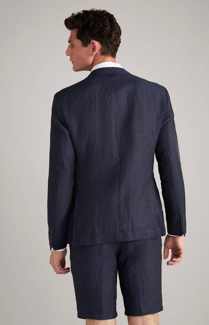 Joop Leinen-Sakko Hoverest In Dunkelblau