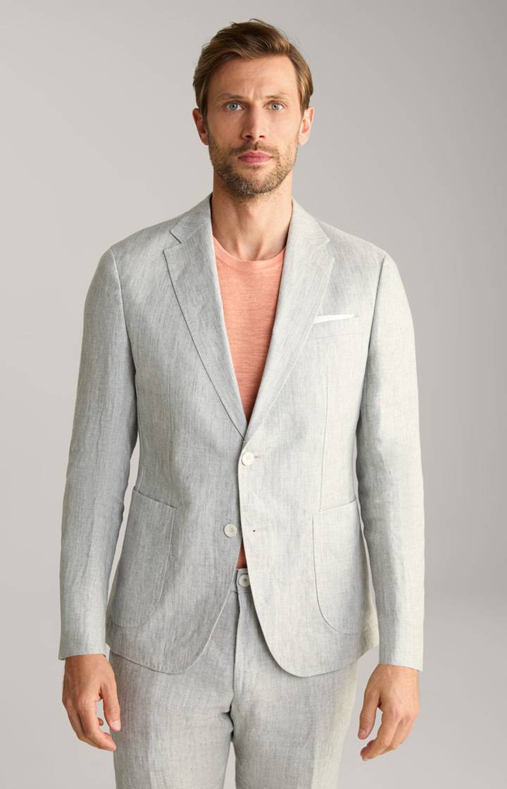 Joop Leinen-Sakko Hoverest in Grau meliert