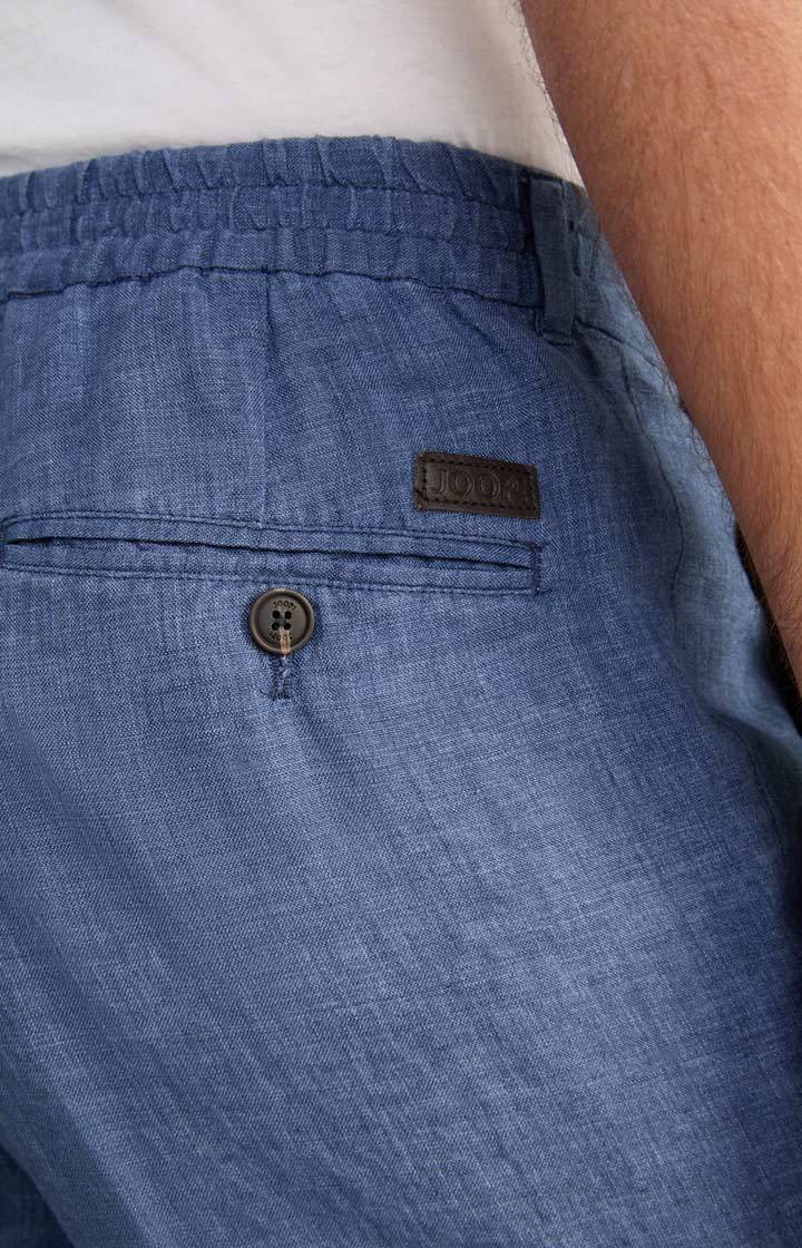 Joop Leinen-Shorts Dinghy In Blau Meliert