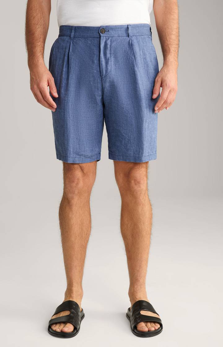 Joop Leinen-Shorts Dinghy in Blau meliert