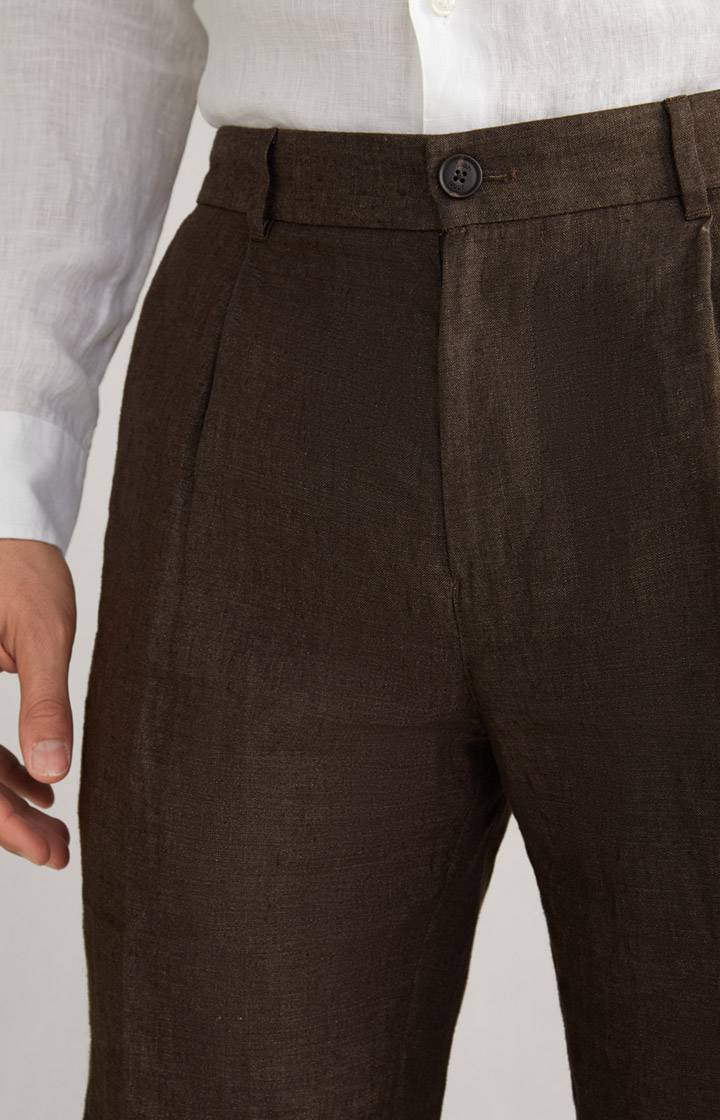 Joop Leinen-Shorts Dinghy In Dunkelbraun