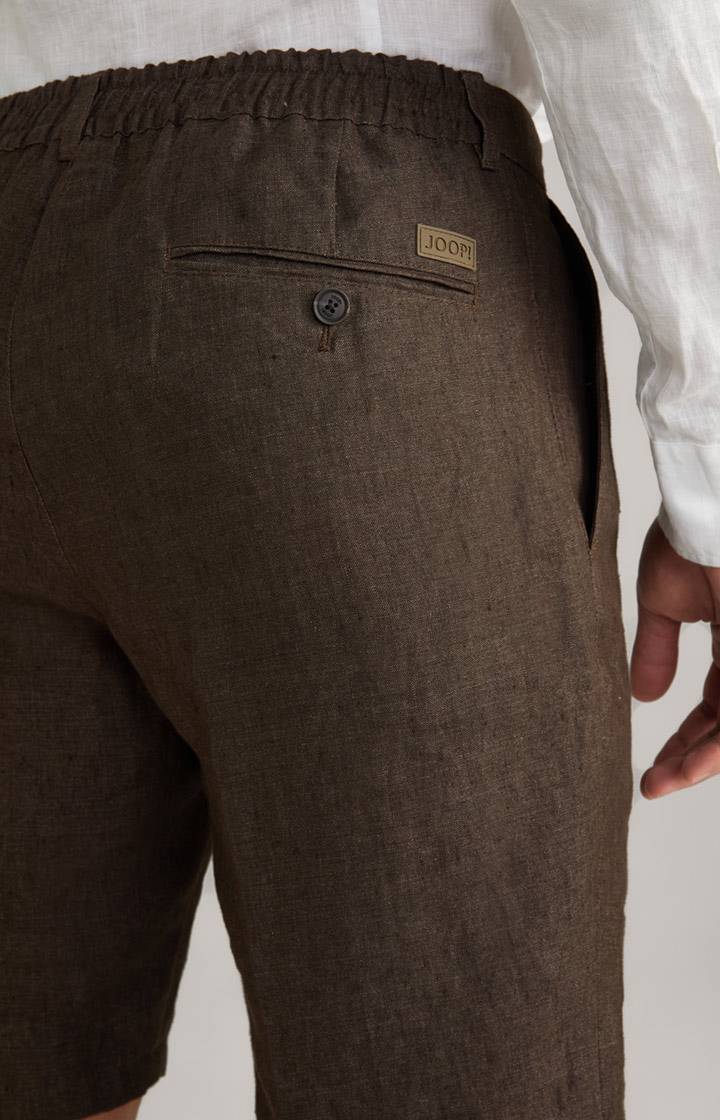 Joop Leinen-Shorts Dinghy In Dunkelbraun