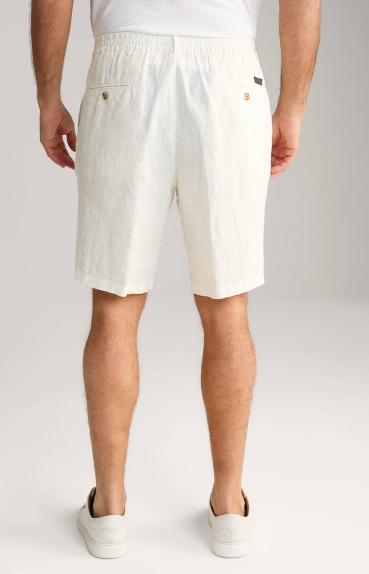 Joop Leinen-Shorts Dinghy In Offwhite Meliert