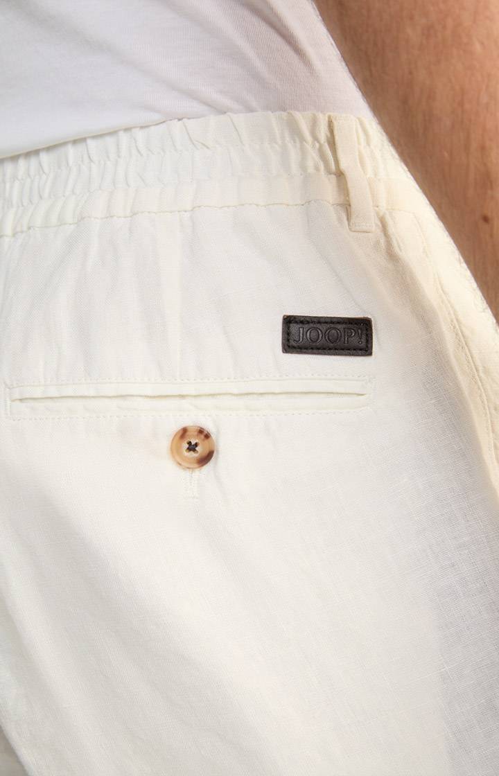 Joop Leinen-Shorts Dinghy In Offwhite Meliert