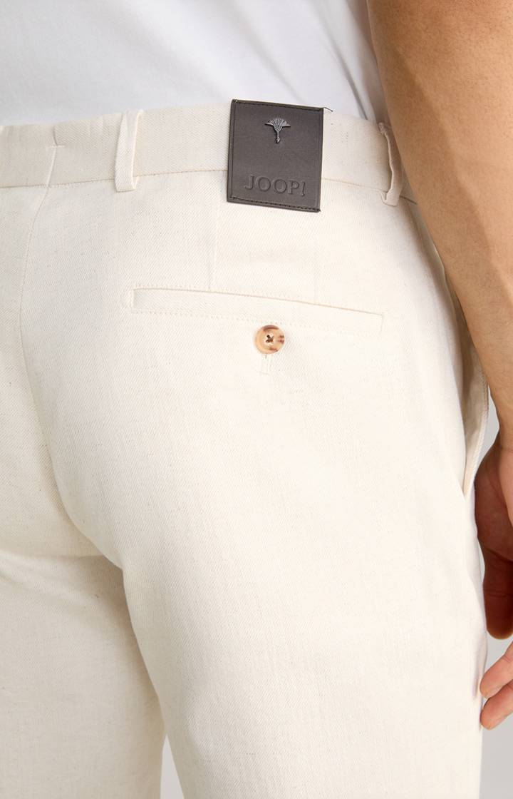 Joop Leinenmix Chino Hank In Creme