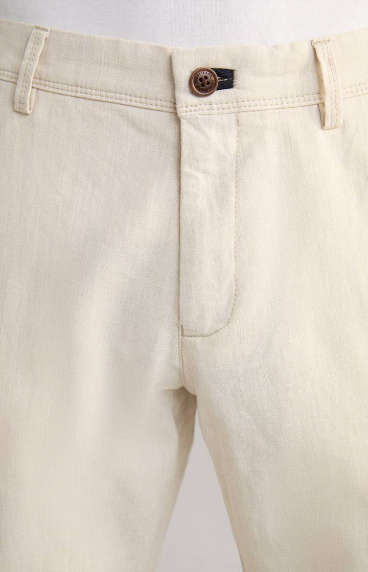 Joop Leinenmix-Chino Matthew In Beige