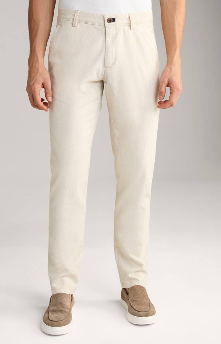 Joop Leinenmix-Chino Matthew in Beige