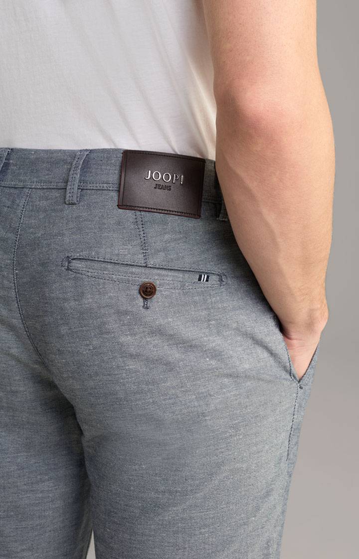 Joop Leinenmix-Chino Matthew In Navy