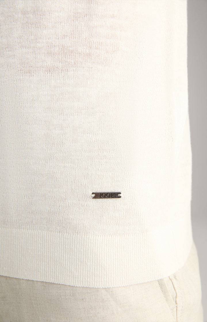 Joop Leinenmix-Poloshirt Malioso In Offwhite