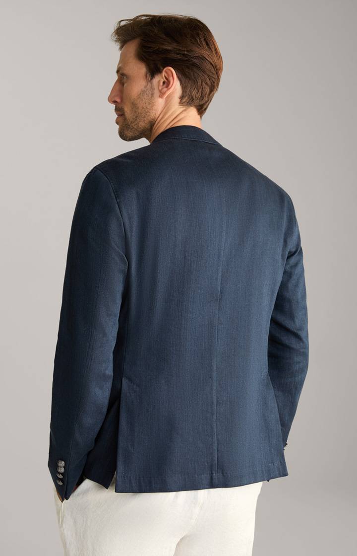 Joop Leinenmix-Sakko Heathrow In Denim Blue