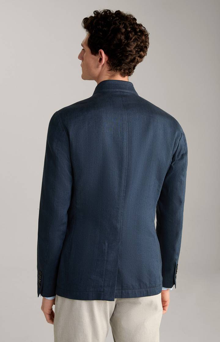 Joop Leinenmix-Sakko Hiro In Navy