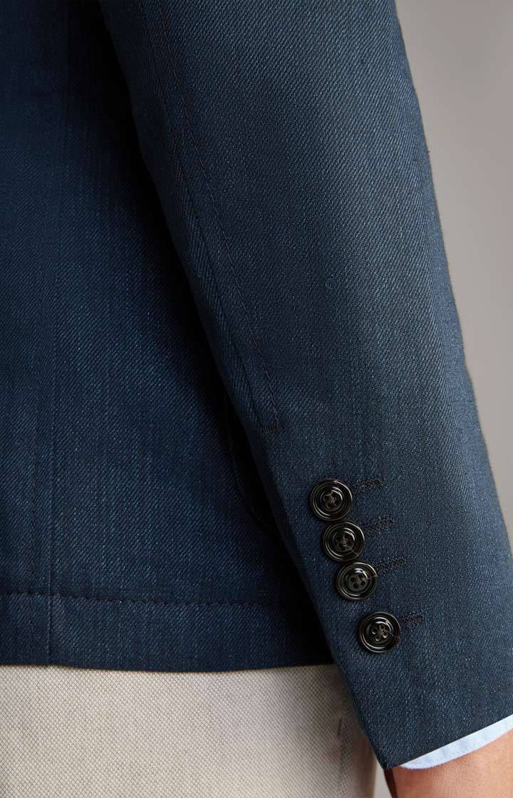 Joop Leinenmix-Sakko Hiro In Navy