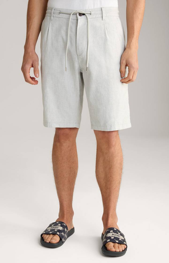 Joop Leinenmix-Shorts Ruby in Hellgrau