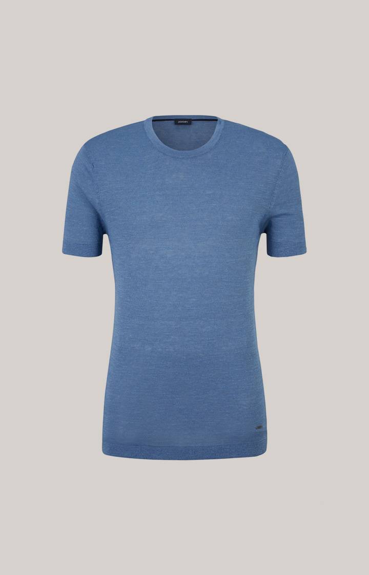 Joop Leinenmix-T-Shirt Maroso In Blau