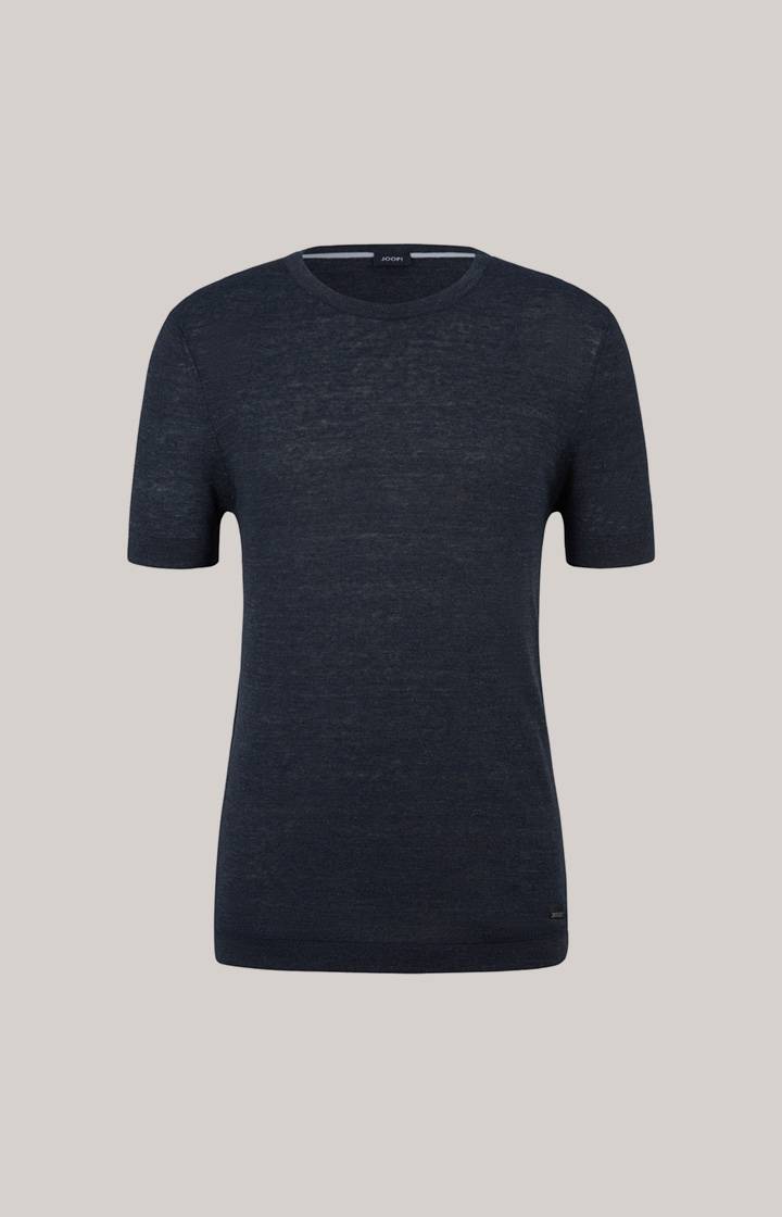 Joop Leinenmix-T-Shirt Maroso In Dunkelblau