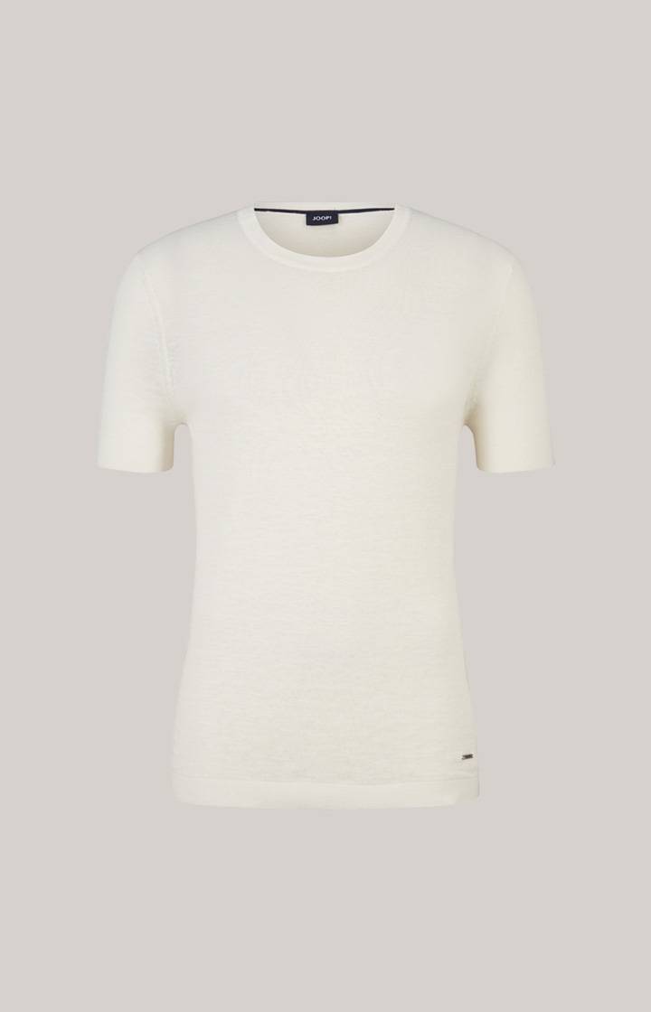 Joop Leinenmix-T-Shirt Maroso In Offwhite