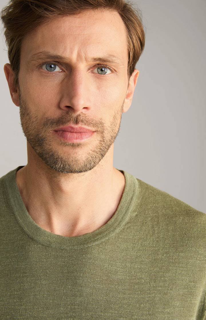 Joop Leinenmix-T-Shirt Maroso In Oliv