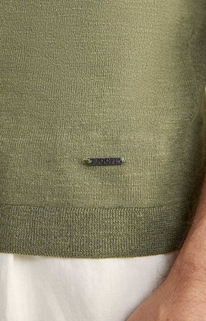Joop Leinenmix-T-Shirt Maroso In Oliv