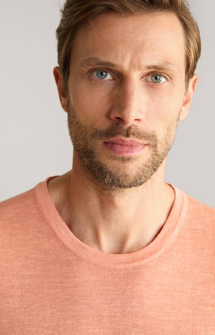 Joop Leinenmix-T-Shirt Maroso In Orange