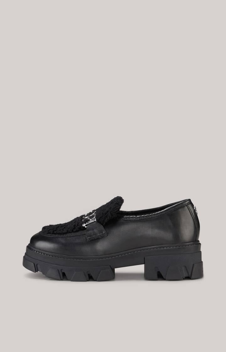 Joop Loafer Peluche Camy Slip-on In Schwarz