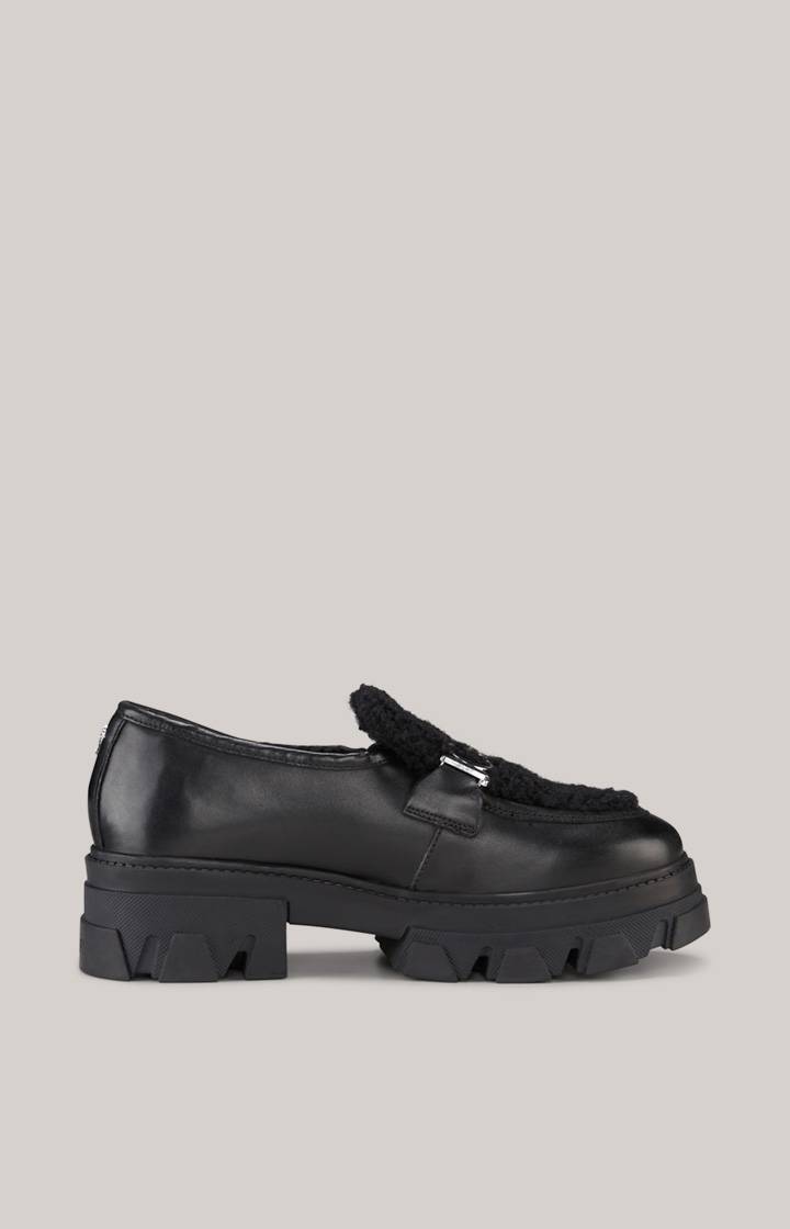 Joop Loafer Peluche Camy Slip-on In Schwarz