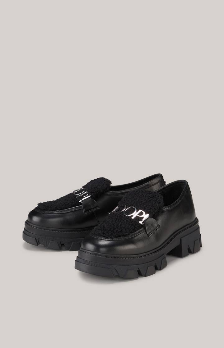 Joop Loafer Peluche Camy Slip-on in Schwarz