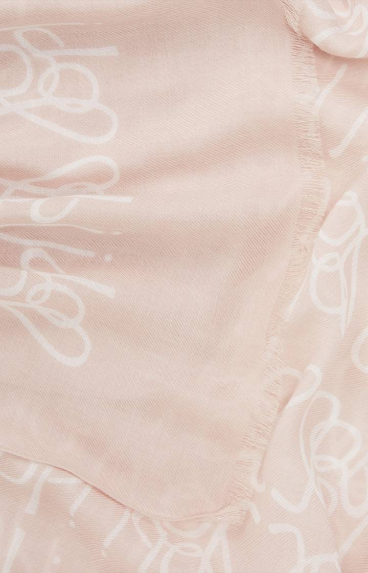 Joop Logo-Schal In Rosé