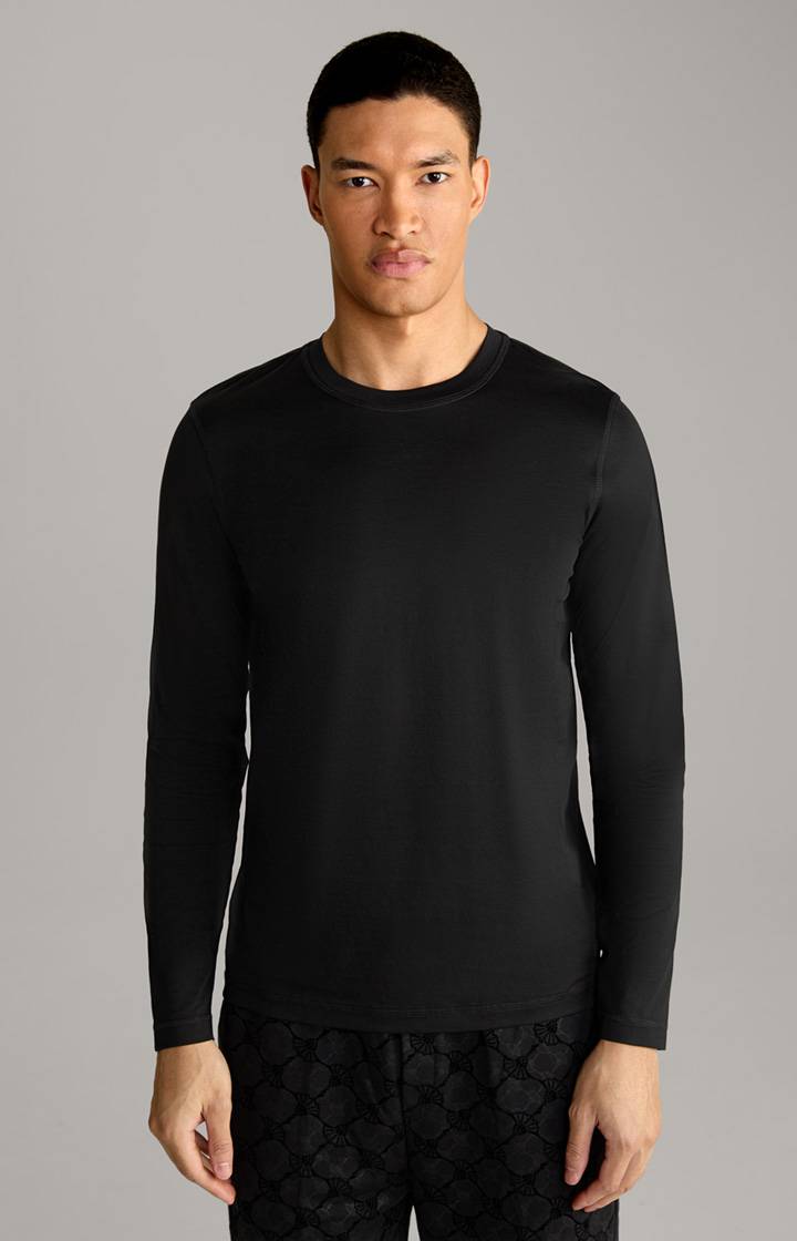Joop Longsleeve Baseo in Schwarz