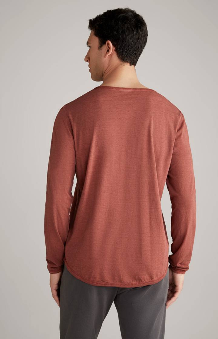 Joop Longsleeve Carlos In Rostrot Meliert