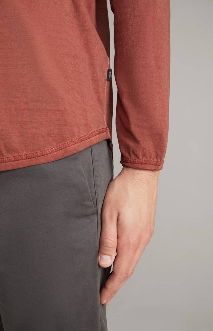 Joop Longsleeve Carlos In Rostrot Meliert