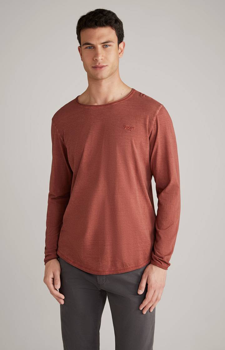Joop Longsleeve Carlos in Rostrot meliert