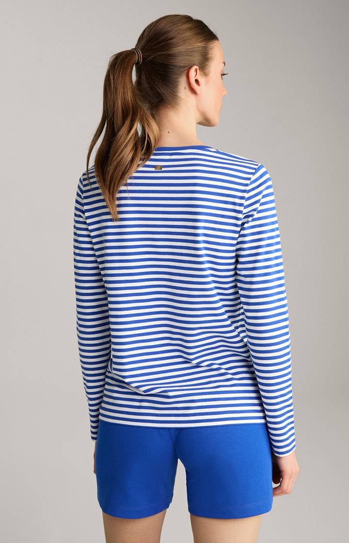 Joop Longsleeve In Blau/Weiß Gestreift