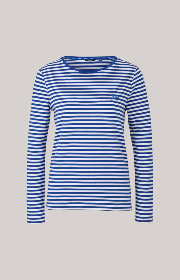 Joop Longsleeve In Blau/Weiß Gestreift