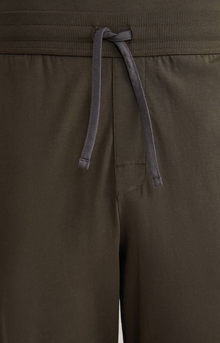 Joop Loungewear Hose In Dunkelgrün-Braun