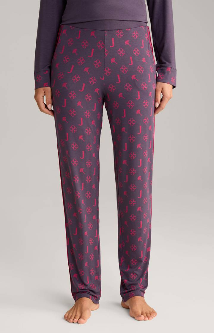 Joop Loungewear Hose in Purple/Pink